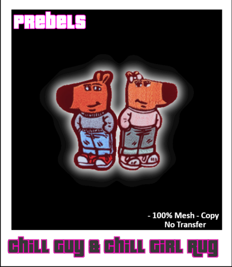 [Prebels] Chill Guy & Chill Girl Rugs
