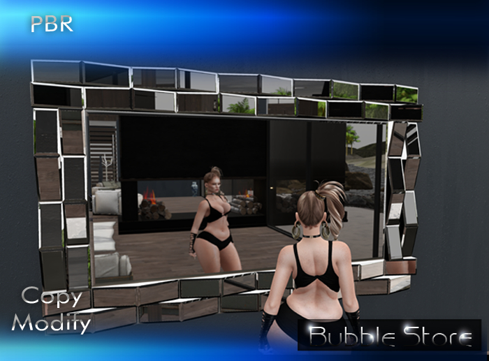 Bubble - Wall Large Mirror PBR