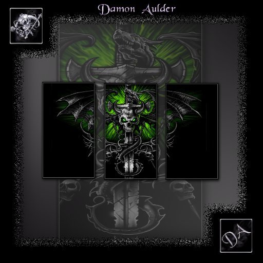 NuTec: Green Dragon Sword Wall Art 