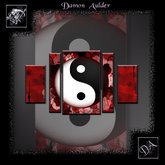 NuTec: Red Yin Tang 5P Wall Art