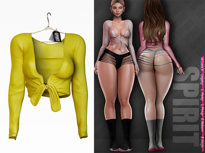 SPIRIT - Navira top [YELLOW]