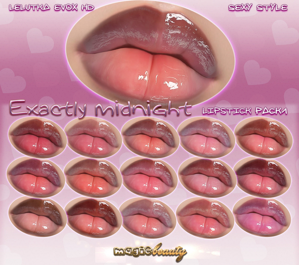 [Magic Beauty] Exactly midnight lipstick pack1 Lel EvoX HD