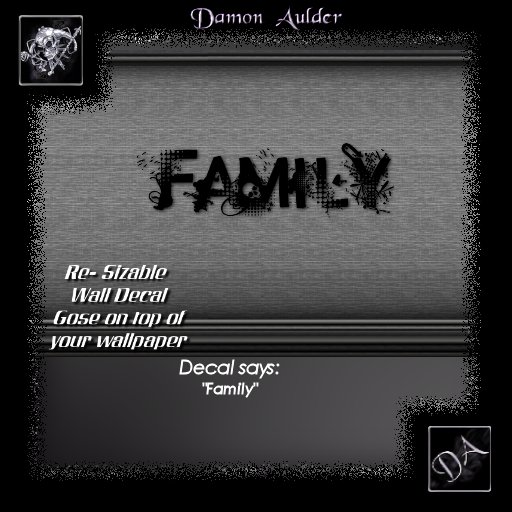 NuTec: Wall Stickers 'Family'