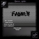 NuTec: Wall Stickers 'Family'