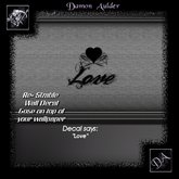 NuTec: Wall Stickers 'Love'