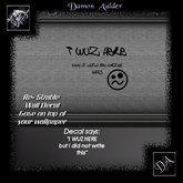NuTec: Wall Stickers 'Not Me'