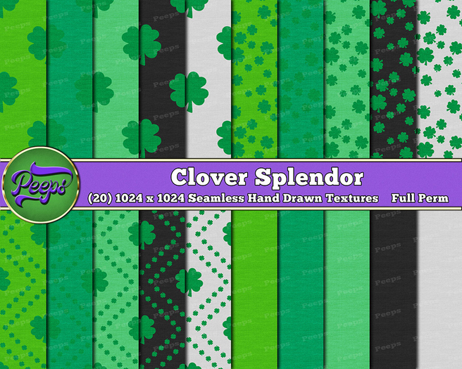 Peeps Textures Clover Splendor