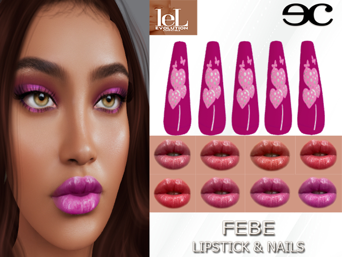 *EC* Febe Lipstick+Coffin Nails LeL EvoX