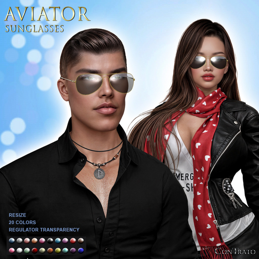 [ConTrato] Aviator Sunglasses 
