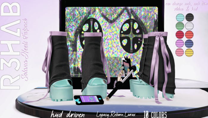 R3HAB- Solana Heels- Fatpack 