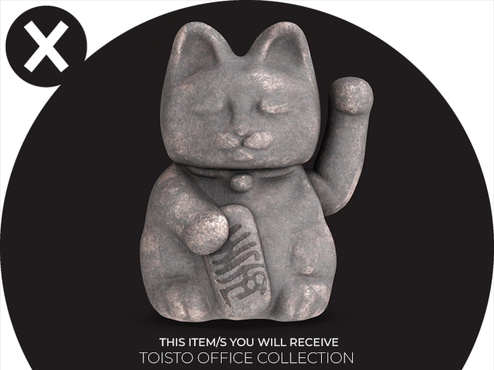 BLACK NEST / Toisto Lucky Cat Statue