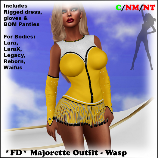 *FD* Majorette Outfit [Boxed] Wasp