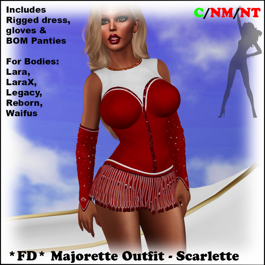 *FD* Majorette Outfit [Boxed] Scarlette