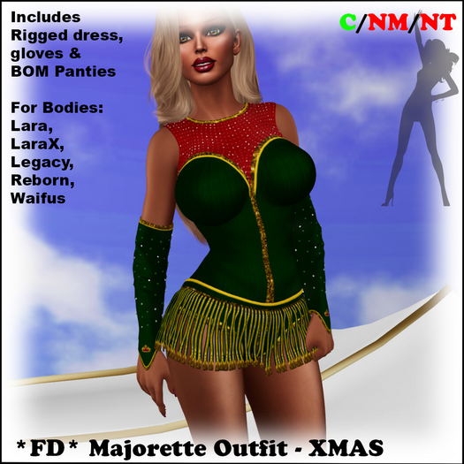 *FD* Majorette Outfit [Boxed] Xmas