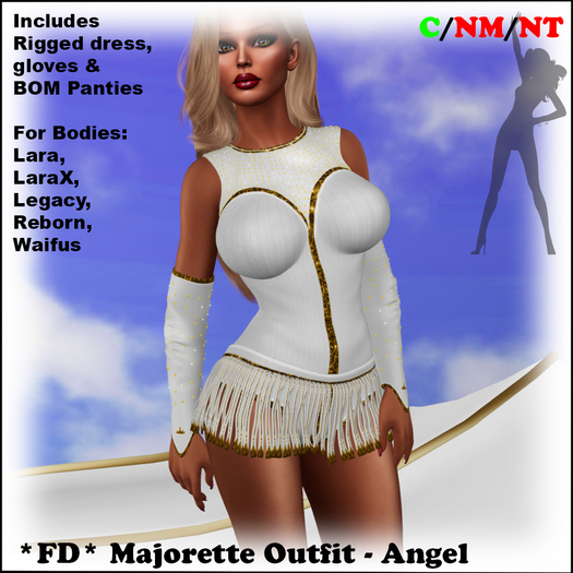 *FD* Majorette Outfit [Boxed] Angel