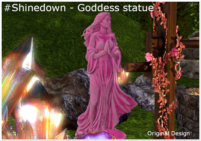 Shinedown - Goddess statue - Pink/white