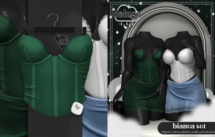 deluge. bianca corset - timber [bxd]
