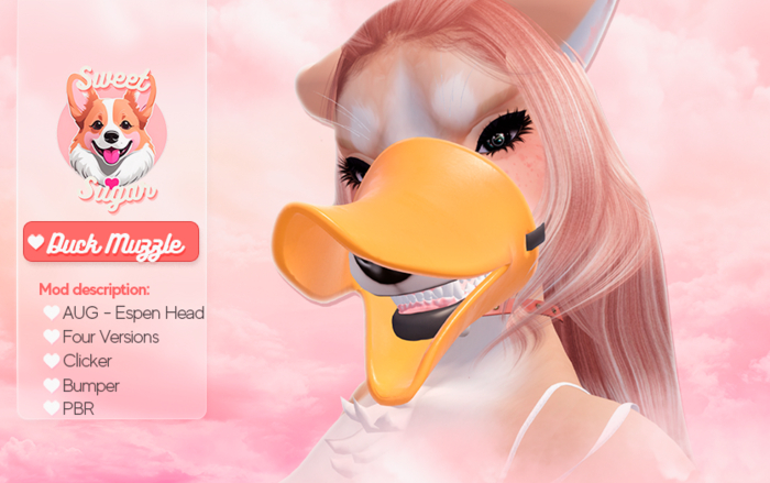 Second Life Marketplace - [ Sweet ] Duck Muzzle ( PBR ) ( SOUND )