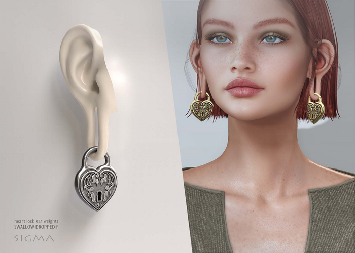 SIGMA Heart lock ear weights 