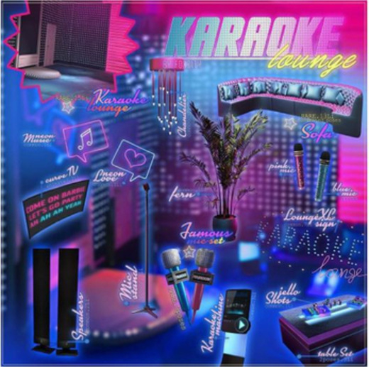 FOXCITY. Karaoke Gacha - (13) Table Set (Common)