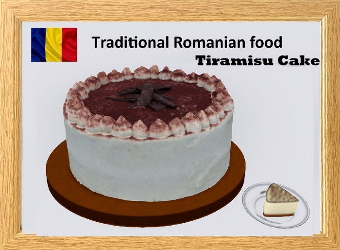 @MA@ Tiramisu Cake - traditional Romanian food