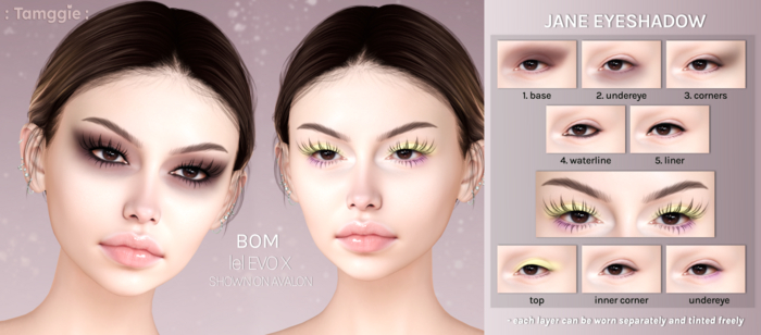 : Tamggie : - Jane eyeshadow for LeLutka EVO X - BOM *DOLLARBIE*