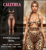 CALITHEA . Stormi . Jumpsuit . Brown
