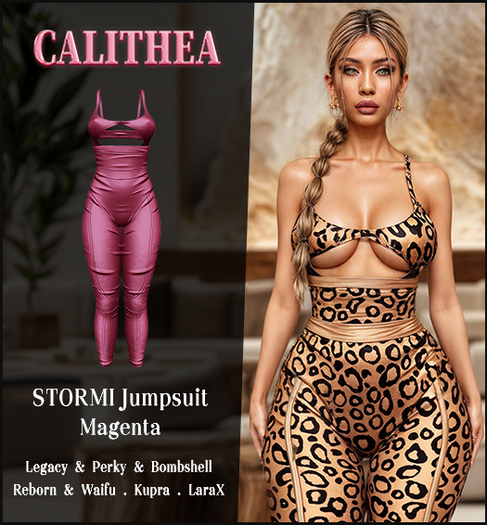 CALITHEA . Stormi . Jumpsuit . Magenta