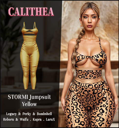 CALITHEA . Stormi . Jumpsuit . Yellow