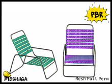 Meshuga PBR Summer Fun - Beach Chair FULL PERM MESH