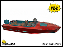 Meshuga PBR Summer Fun - Retro Speed Boat FULL PERM MESH