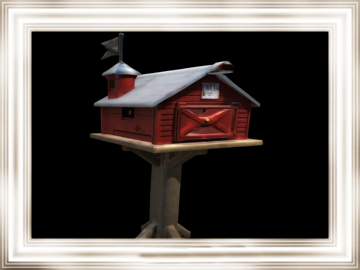HB: Barn Mailbox Statue FULL PERM
