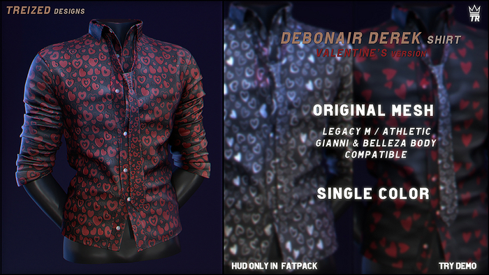 TREIZED Debonair D Valentine's V 1