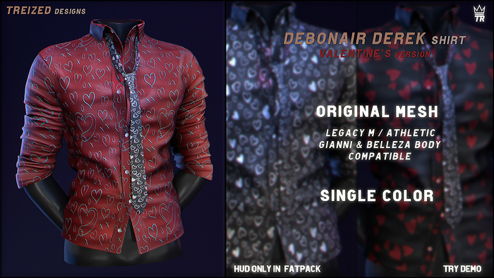 TREIZED Debonair D Valentine's V 4