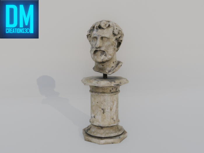 Statue Bust M01 Full Perm Mesh