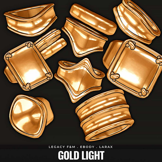 [BL] Noah rings // goldlight