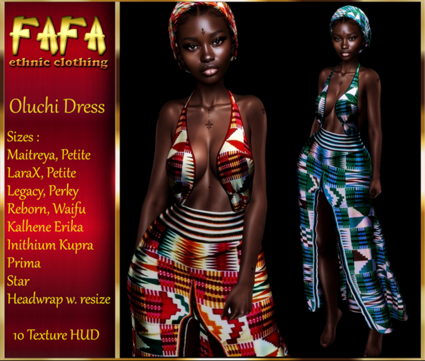 {FAFA}Oluchi Dress (unpack)