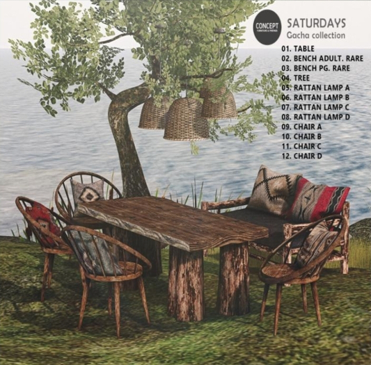 Concept}*03. SATURDAYS. BENCH. PG. RARE