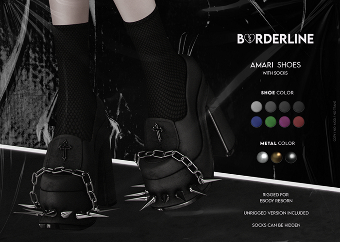 BORDERLINE - Amari Shoes BLUE