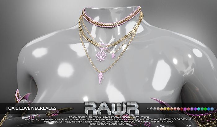 RAWR! Toxic Love Necklace DEMO (add me)