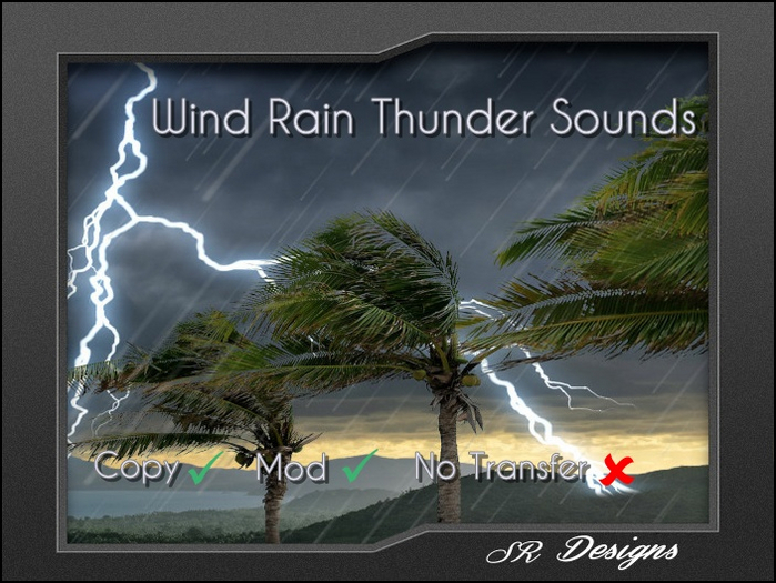 Wind Rain Thunder Sounds
