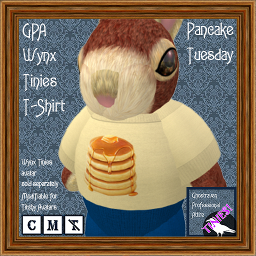 GPA Wynx Tinies T-Shirt - Pancake Tuesday Print
