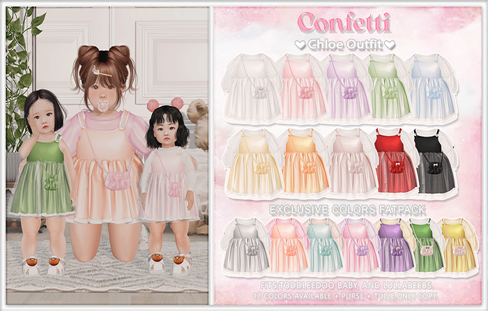 Confetti. Chloe Outfit - Red