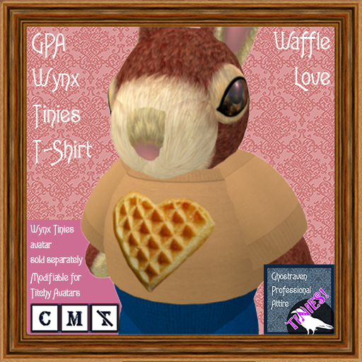 GPA Wynx Tinies T-Shirt - Waffle Love Print