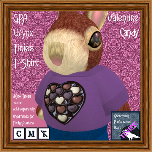 GPA Wynx Tinies T-Shirt - Valentine Candy Print