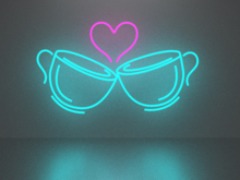 Coffee 7 neon sign Full Permission