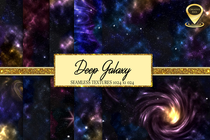 Deep Galaxy 10 Seamless Textures