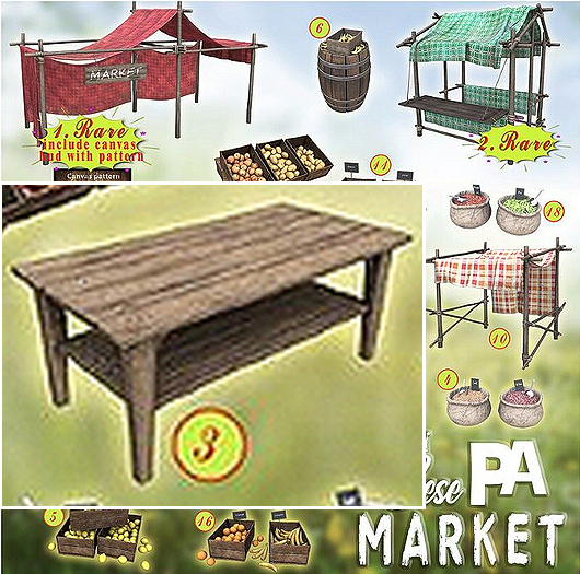 3. Sese & PA - Market - Table
