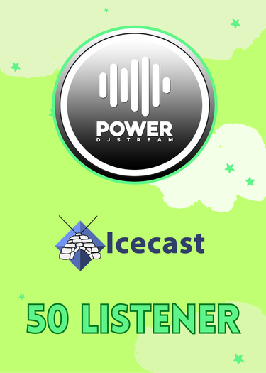 ICECAST 50 LISTENERS FOR A WEEK