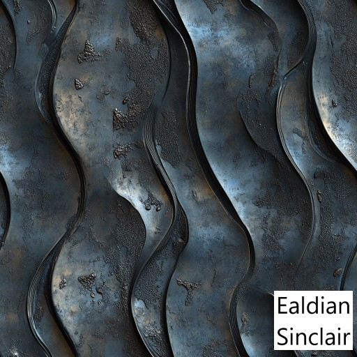Organic Oxidized Metal Seamless Texture